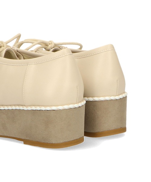 ORiental TRaffic(オリエンタルトラフィック)の「厚底チロリアンシューズ 31123(モカシン/デッキシューズ・レディース・ブラウン/ホワイト/パープル・LL/M/L/S/3L/SS)」の16枚目の写真