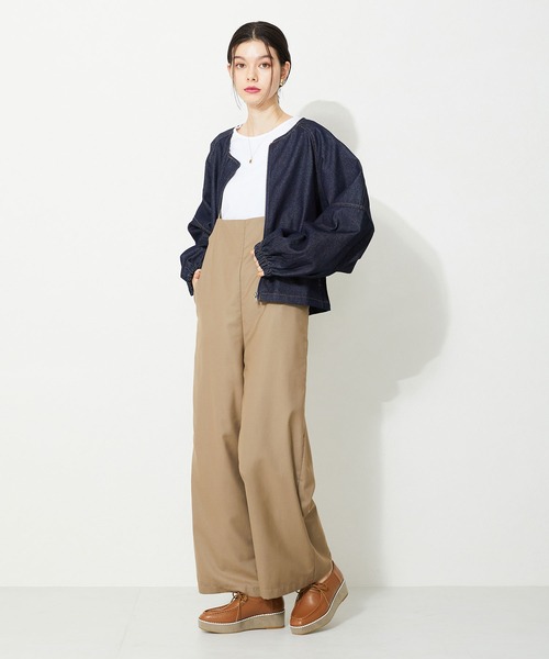 ORiental TRaffic(オリエンタルトラフィック)の「厚底チロリアンシューズ 31123(モカシン/デッキシューズ・レディース・ブラウン/ホワイト/パープル・LL/M/L/S/3L/SS)」の9枚目の写真