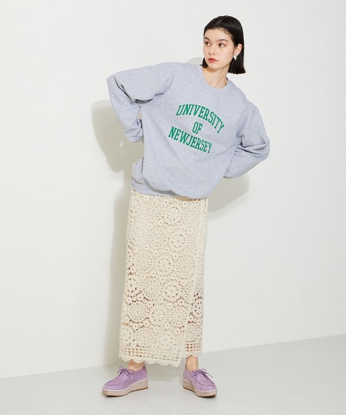 ORiental TRaffic(オリエンタルトラフィック)の「厚底チロリアンシューズ 31123(モカシン/デッキシューズ・レディース・ブラウン/ホワイト/パープル・LL/M/L/S/3L/SS)」の10枚目の写真