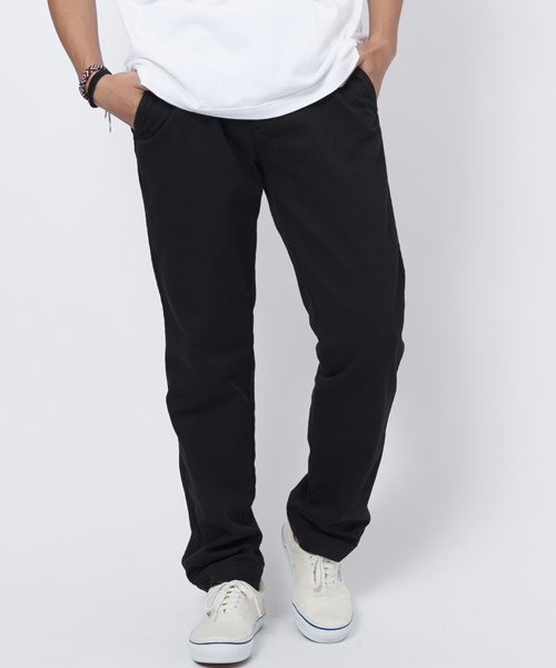 SILAS(サイラス)の「SIDE LINE CHINO PANT(MADE IN JAPAN)(その他パンツ・メンズ・ブラック/ベージュ・34inch/32inch/30inch)」の1枚目の写真