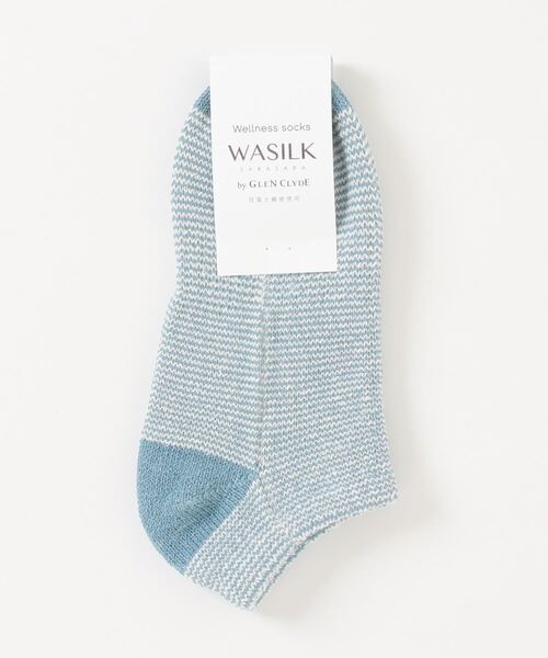 ADPOSION(アドポーション)の「蒸れとさよならするソックス WASILK ANKLE(ソックス/靴下・レディース・アイボリー/ブルー/ネイビー/ピンク・FREE)」の3枚目の写真