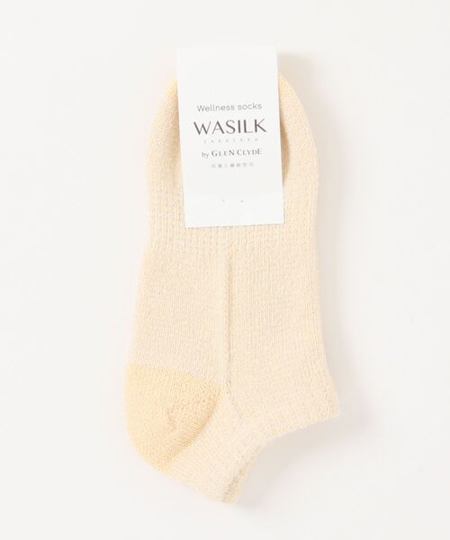 ADPOSION(アドポーション)の「蒸れとさよならするソックス WASILK ANKLE(ソックス/靴下・レディース・アイボリー/ブルー/ネイビー/ピンク・FREE)」の1枚目の写真