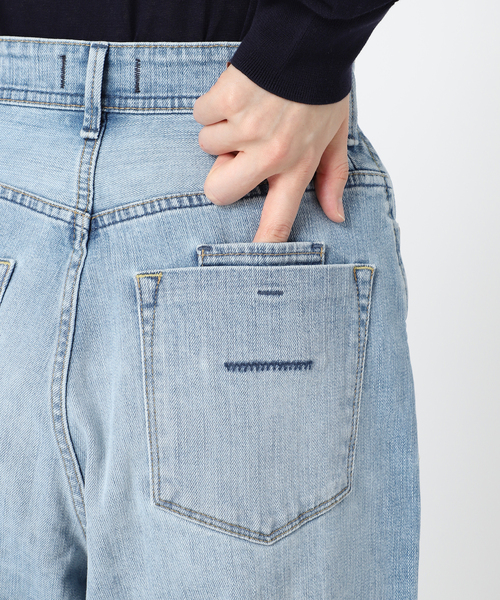 ２回着用YANUK/ヤヌーク イエナ別注JOAN OBK ルーズストレートデニム IENA（イエナ）の「YANUK/ヤヌーク 別注 JOAN OBK ルーズ