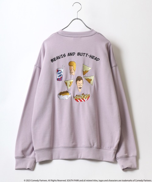 Beavis and Butthead グラフィック トレーナー　裏起毛　M MARUKAWA（マルカワ）の「Beavis and Butt-Head/ビーバス