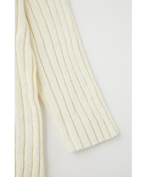 MOUSSY（マウジー）の「WIDE RIB LONG セーター（ニット/セーター・レディース・キナリ/ネイビー/ライトグリーン/ブルー・FREE）」の8枚目の写真