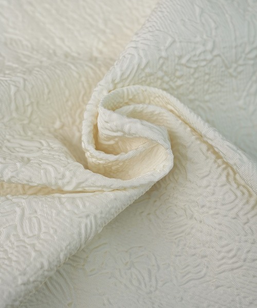 IAMUSE（アイアミューズ）の「【1枚で格上コーデの完成。】フラワーふくれジャガード ナロースカート S0886【IAMUSE】（スカート・レディース・ブラック/パープル/グリーン/アイボリー・FREE）」の22枚目の写真