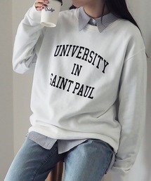 カレッジロゴスウェット