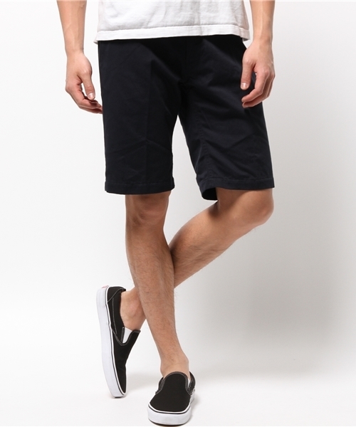 CIAOPANIC(チャオパニック)の「【Ciaopanic】T/Cツイルスラックスショーツ(その他パンツ・メンズ・ベージュ/ブラック/グレー/ネイビー・SMALL/LARGE/MEDIUM)」の4枚目の写真