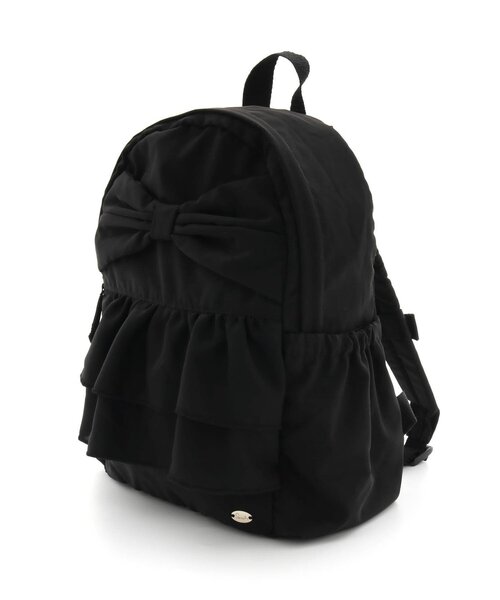 Seraph（セラフ）の「リボンフリルガーリーリュック（バックパック/リュック・キッズ・ブラック/ベージュ/ピンク・SMALL/XS/S/MEDIUM）」の3枚目の写真