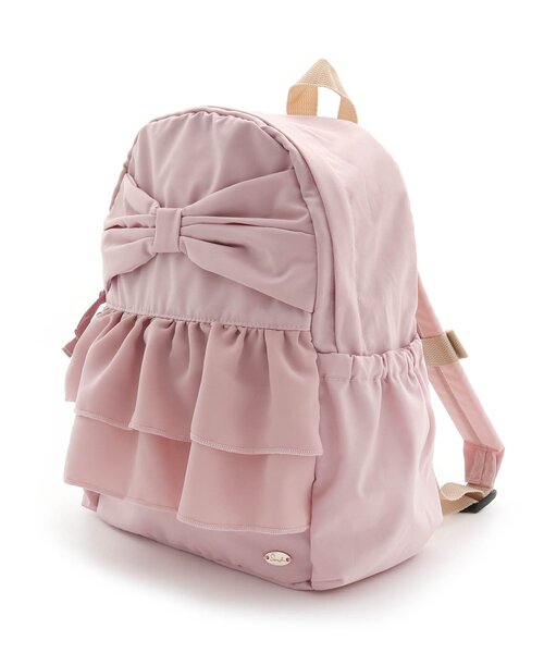 Seraph（セラフ）の「リボンフリルガーリーリュック（バックパック/リュック・キッズ・ブラック/ベージュ/ピンク・SMALL/XS/S/MEDIUM）」の5枚目の写真