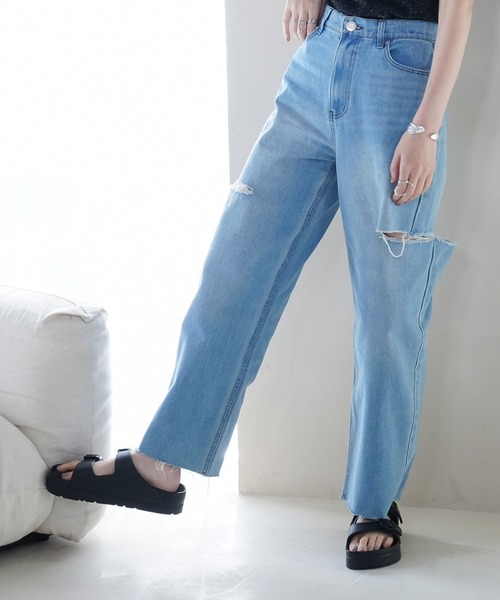 AmiAmi(アミアミ)の「軽量コンフォートダブルベルトサンダル/シャワー厚底サンダル(サンダル・レディース・ブラック/ホワイト・36/37/38/39/40)」の18枚目の写真