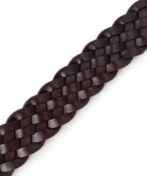 THE SHOP TK （ザ ショップ ティーケー ）の「◆イタリーレザーメッシュベルト（ベルト・メンズ・ダークブラウン/ブラック・00）」の5枚目の写真