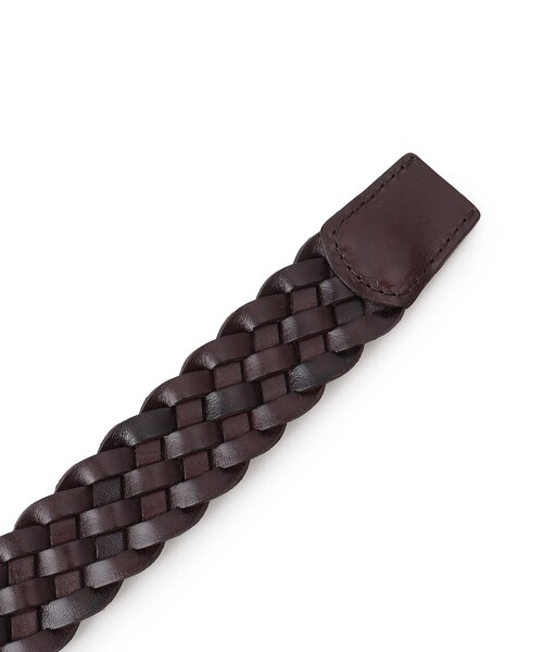 THE SHOP TK （ザ ショップ ティーケー ）の「◆イタリーレザーメッシュベルト（ベルト・メンズ・ダークブラウン/ブラック・00）」の6枚目の写真