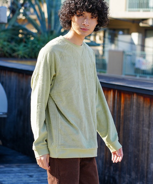 BANKS（バンクス）の「CREW/BANKS(バンクス)スウェットトレーナー（スウェット・メンズ・ライトグリーン・SMALL/MEDIUM/LARGE/X-LARGE）」の7枚目の写真