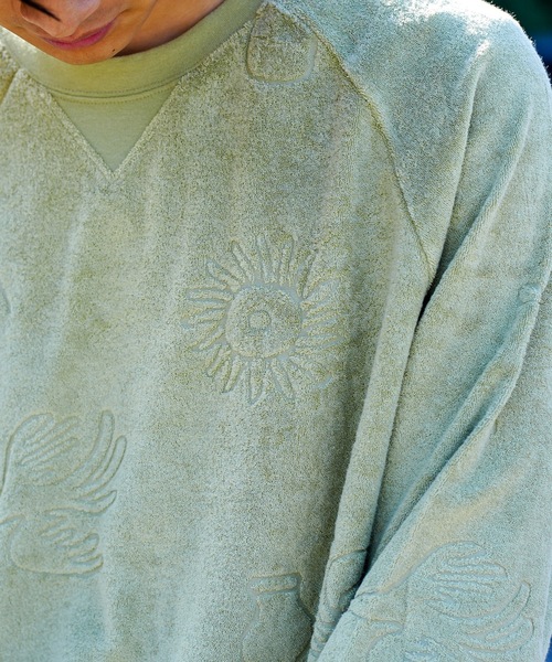 BANKS（バンクス）の「CREW/BANKS(バンクス)スウェットトレーナー（スウェット・メンズ・ライトグリーン・SMALL/MEDIUM/LARGE/X-LARGE）」の10枚目の写真