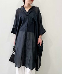 LUGIVA | 綿ボイルロングブラウス(シャツ/ブラウス)