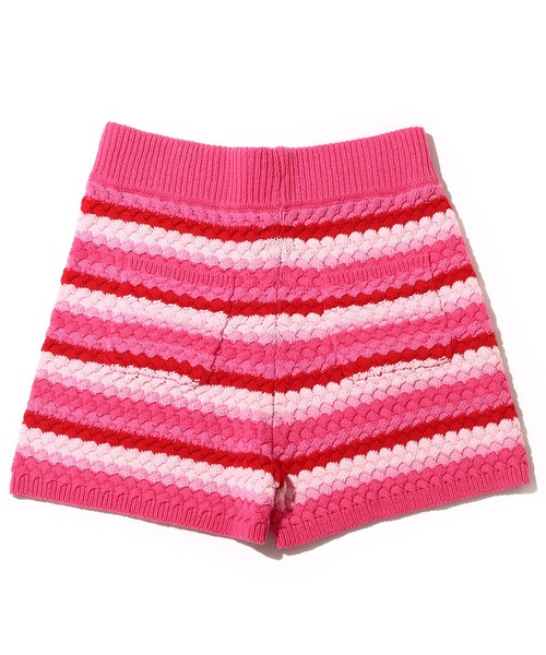 atmos pink(アトモスピンク)の「atmos pink ボーダーニットショーパン(その他パンツ・レディース・ピンク/グリーン/ネイビー・S/M)」の13枚目の写真