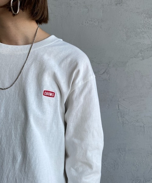 CHUMS（チャムス）の「【WEB限定】[CHUMS/チャムス] ブービーバードバックプリント ロングスリーブTシャツ（Tシャツ/カットソー・レディース・ブラック/グレイッシュベージュ/ホワイト/ホワイト×ネイビー・XL/M/XXL/L/LARGE）」の10枚目の写真