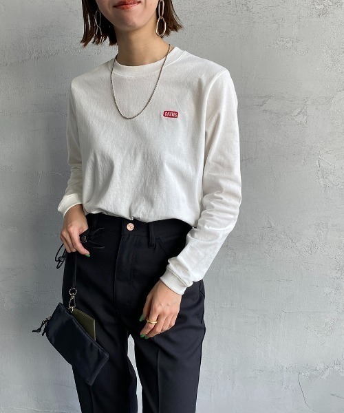 CHUMS（チャムス）の「【WEB限定】[CHUMS/チャムス] ブービーバードバックプリント ロングスリーブTシャツ（Tシャツ/カットソー・レディース・ブラック/グレイッシュベージュ/ホワイト/ホワイト×ネイビー・XL/M/XXL/L/LARGE）」の16枚目の写真