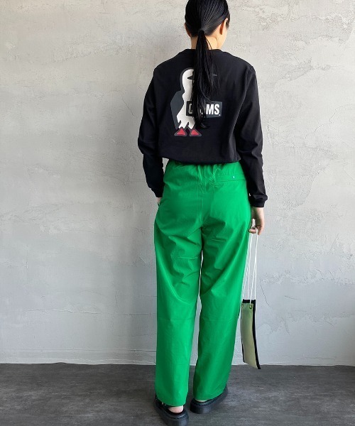 CHUMS（チャムス）の「【WEB限定】[CHUMS/チャムス] ブービーバードバックプリント ロングスリーブTシャツ（Tシャツ/カットソー・レディース・ブラック/グレイッシュベージュ/ホワイト/ホワイト×ネイビー・XL/M/XXL/L/LARGE）」の15枚目の写真