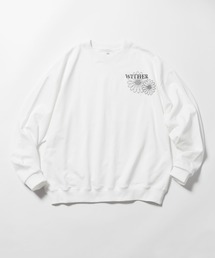 ROOPTOKYO | フラワープリントスウェット オーバーサイズ ワンポイント コラボ(スウェット)