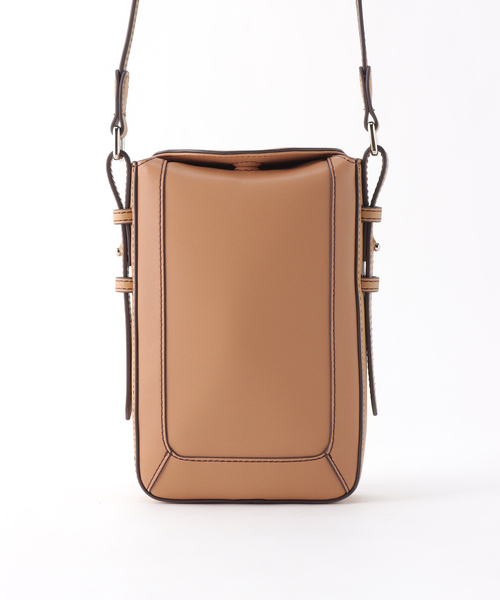 the dilettante（ザ・ディレッタント）の「【the dilettante / ザ ディレッタント】Reuben レザーショルダーバッグ（ショルダーバッグ・メンズ・ブラック/ベージュ・FREE）」の6枚目の写真