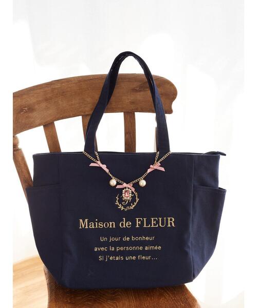 マイメロディ メゾンドフルール Maison de FLEUR バッグチャーム メゾンドフルール『マイメロディ50周年』コラボのバッグ、ポーチ