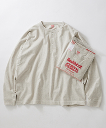 【Healthknit×JOURNAL STANDARD】別注 ヘンリーネック L/S Tシャツ