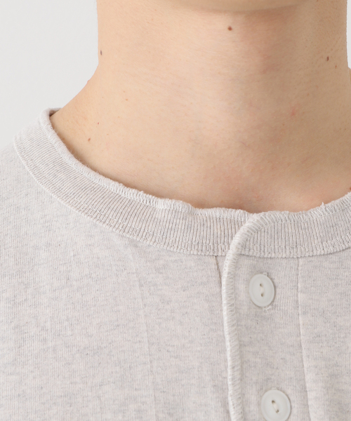 Healthknit(ヘルスニット)の「【Healthknit×JOURNAL STANDARD】別注 ヘンリーネック L/S Tシャツ(Tシャツ/カットソー・メンズ・ホワイト/グレー/ブラック系その他・SMALL/MEDIUM/LARGE)」の17枚目の写真