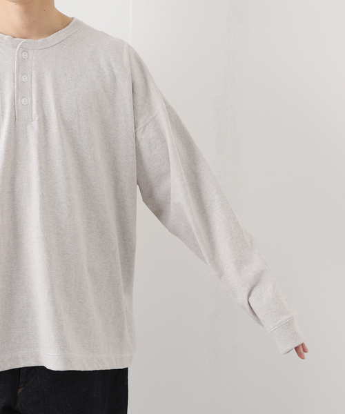 Healthknit(ヘルスニット)の「【Healthknit×JOURNAL STANDARD】別注 ヘンリーネック L/S Tシャツ(Tシャツ/カットソー・メンズ・ホワイト/グレー/ブラック系その他・SMALL/MEDIUM/LARGE)」の18枚目の写真