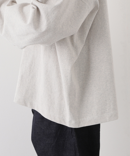 Healthknit(ヘルスニット)の「【Healthknit×JOURNAL STANDARD】別注 ヘンリーネック L/S Tシャツ(Tシャツ/カットソー・メンズ・ホワイト/グレー/ブラック系その他・SMALL/MEDIUM/LARGE)」の21枚目の写真