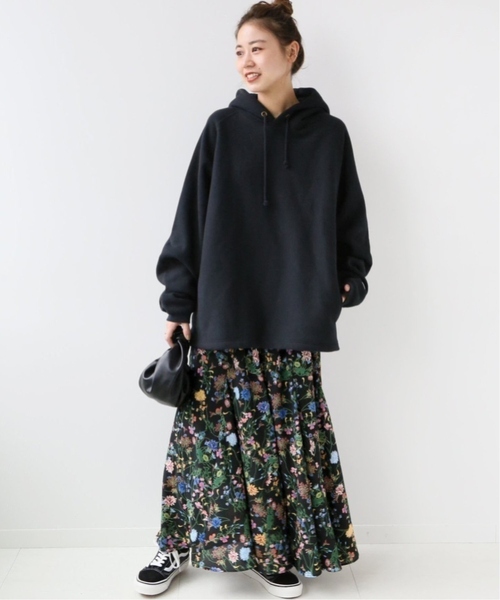 JOURNAL STANDARD relume（ジャーナルスタンダード　レリューム）の「《WEB限定追加2》ブラックフローラルマーメイドスカート（スカート・レディース・グリーン・FREE）」の9枚目の写真