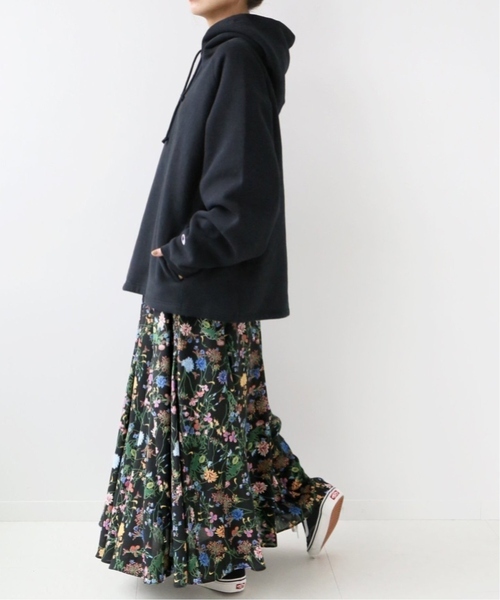 JOURNAL STANDARD relume（ジャーナルスタンダード　レリューム）の「《WEB限定追加2》ブラックフローラルマーメイドスカート（スカート・レディース・グリーン・FREE）」の11枚目の写真