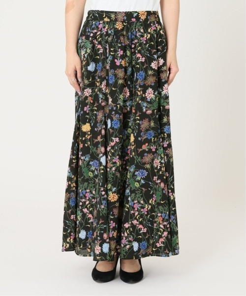 JOURNAL STANDARD relume（ジャーナルスタンダード　レリューム）の「《WEB限定追加2》ブラックフローラルマーメイドスカート（スカート・レディース・グリーン・FREE）」の18枚目の写真