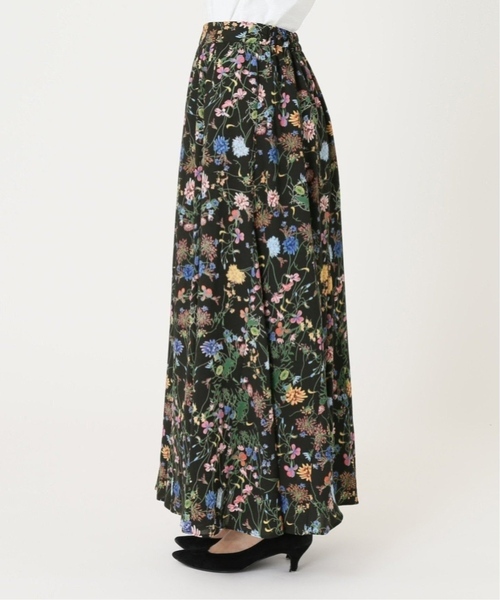 JOURNAL STANDARD relume（ジャーナルスタンダード　レリューム）の「《WEB限定追加2》ブラックフローラルマーメイドスカート（スカート・レディース・グリーン・FREE）」の19枚目の写真