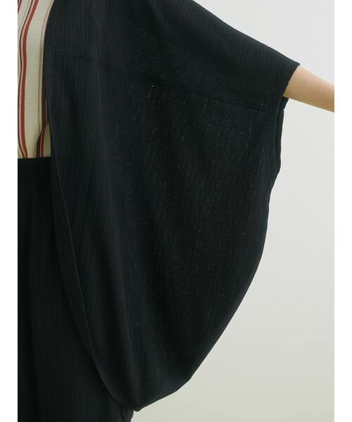 CRAFT STANDARD BOUTIQUE（クラフトスタンダードブティック）の「モモンガカーディガン（カーディガン/ボレロ・レディース・ブラック/キャメル・FREE）」の8枚目の写真