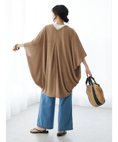 CRAFT STANDARD BOUTIQUE（クラフトスタンダードブティック）の「モモンガカーディガン（カーディガン/ボレロ・レディース・ブラック/キャメル・FREE）」の20枚目の写真