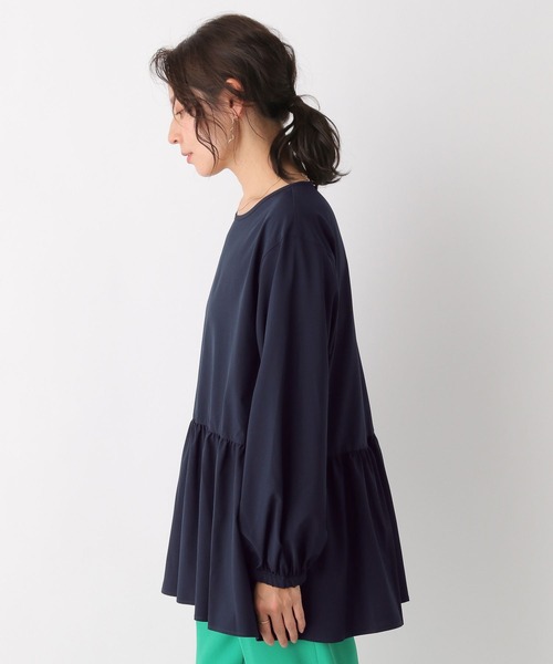 LEPSIM(レプシィム)の「ペプラムチュニックブラウス 175286(シャツ/ブラウス・レディース・オフホワイト/ネイビー/ライトピンク・FREE)」の11枚目の写真