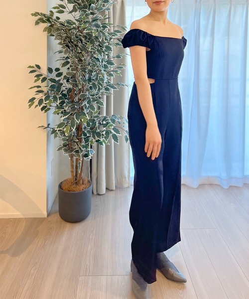 Jewelobe（ジュエローブ）の「ウエストカットオールインワン（つなぎ/オールインワン・レディース・ブラック/グレー・S/M）」の13枚目の写真