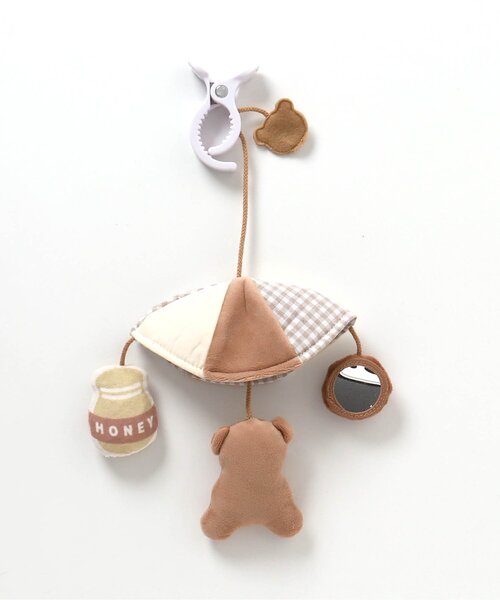 apres les cours（アプレレクール）の「tiny bear ベビーカーラトル（ベビーカー/ベビーカー用品・キッズ・ベージュ・FREE）」の4枚目の写真