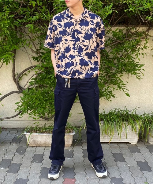 DANKE SCHON（ダンケシェーン）の「Dankeschon/ダンケシェーン/Flower Butcher（シャツ/ブラウス・メンズ・ホワイト/オレンジ系その他/ネイビー/ベージュ・F）」の19枚目の写真