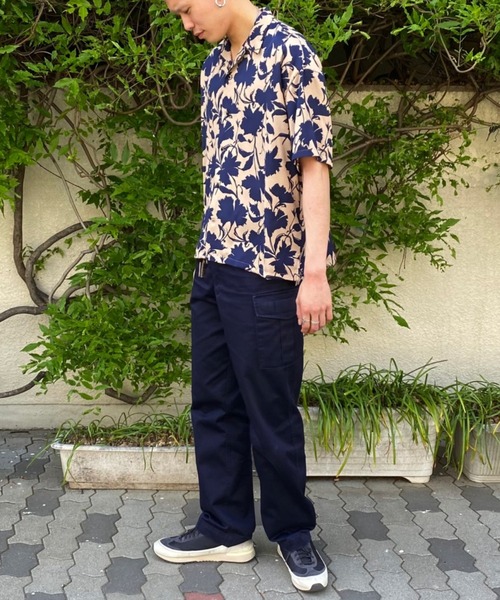 DANKE SCHON（ダンケシェーン）の「Dankeschon/ダンケシェーン/Flower Butcher（シャツ/ブラウス・メンズ・ホワイト/オレンジ系その他/ネイビー/ベージュ・F）」の20枚目の写真