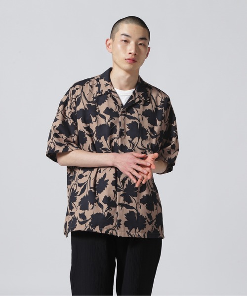 DANKE SCHON（ダンケシェーン）の「Dankeschon/ダンケシェーン/Flower Butcher（シャツ/ブラウス・メンズ・ホワイト/オレンジ系その他/ネイビー/ベージュ・F）」の22枚目の写真