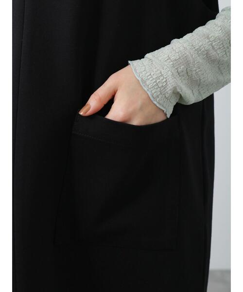 Lugnoncure（ルノンキュール）の「ポンチワンピース(セットアップ可)（ワンピース・レディース・ブラック/ベージュ/ミント・ﾌﾘ-）」の14枚目の写真