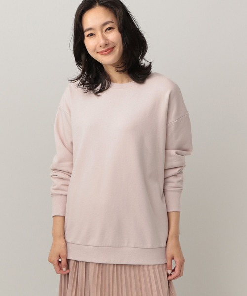 Elura(エルーラ)の「カシミヤブレンドスウェット(スウェット・レディース・ブラウン系その他/ピンクベージュ/オフホワイト・MEDIUM/LARGE)」の3枚目の写真