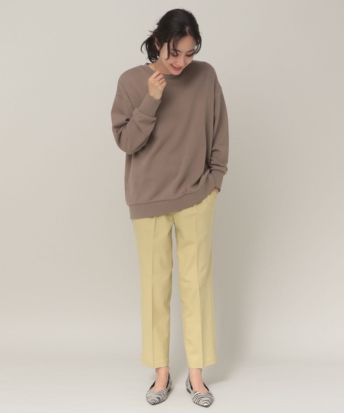Elura(エルーラ)の「カシミヤブレンドスウェット(スウェット・レディース・ブラウン系その他/ピンクベージュ/オフホワイト・MEDIUM/LARGE)」の7枚目の写真