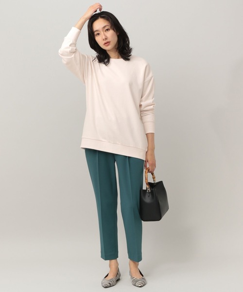 Elura(エルーラ)の「カシミヤブレンドスウェット(スウェット・レディース・ブラウン系その他/ピンクベージュ/オフホワイト・MEDIUM/LARGE)」の13枚目の写真