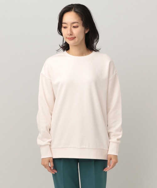 Elura(エルーラ)の「カシミヤブレンドスウェット(スウェット・レディース・ブラウン系その他/ピンクベージュ/オフホワイト・MEDIUM/LARGE)」の14枚目の写真