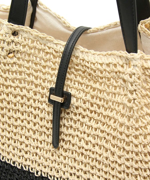 ROPE' PICNIC（ロペピクニック）の「A4対応/メタルサルカンペーパートート＆ショルダーバッグ（トートバッグ・レディース・ホワイト系その他6/ブラウン/ブラック系その他・FREE）」の18枚目の写真