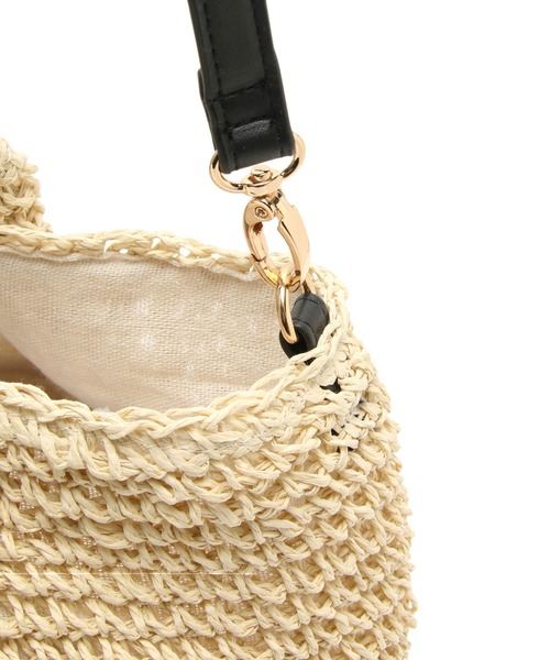 ROPE' PICNIC（ロペピクニック）の「A4対応/メタルサルカンペーパートート＆ショルダーバッグ（トートバッグ・レディース・ホワイト系その他6/ブラウン/ブラック系その他・FREE）」の16枚目の写真